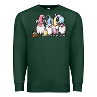 Sports Green easter bunny gnomes Premium Sweatshirt - Jasminsmagicworld