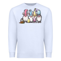 White easter bunny gnomes Premium Sweatshirt - Jasminsmagicworld