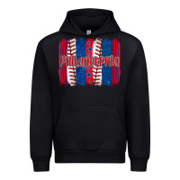 Black philadelphia baseball team spirit brushstrokes Urban Hoodie - Artiststas