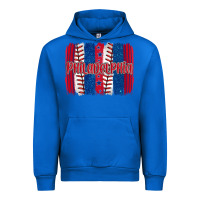 Cobalt philadelphia baseball team spirit brushstrokes Urban Hoodie - Artiststas