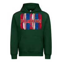 Forest Green philadelphia baseball team spirit brushstrokes Urban Hoodie - Artiststas