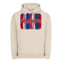 Pigment French Oak philadelphia baseball team spirit brushstrokes Urban Hoodie - Artiststas
