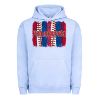 Pigment Grape Ice philadelphia baseball team spirit brushstrokes Urban Hoodie - Artiststas