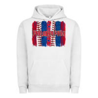 Pigment Lunar Rock philadelphia baseball team spirit brushstrokes Urban Hoodie - Artiststas