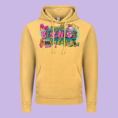 Vintage Hoodie Small business badass