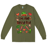 Army Green im the sexy elf Long Sleeve Tee - FaDigitalArtStudio