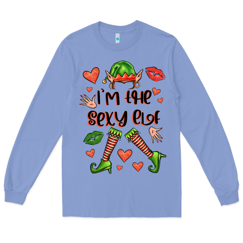 Im The Sexy Elf Long Sleeve Tee by FaDigitalArtStudio | Teevron