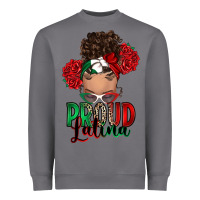 Storm Proud Latina messy bun Heavyweight Sweatshirt - RanaPortraitStore