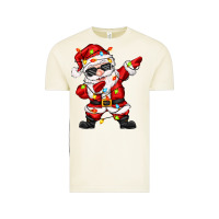 Vintage Arctic dabbing santa with christmas lights Vintage Tee - Zillion Design Studio