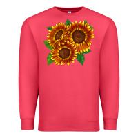 Cardinal tiger eyes sunflower Premium Sweatshirt - LillyAllenDesigns