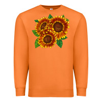 Carrot tiger eyes sunflower Premium Sweatshirt - LillyAllenDesigns