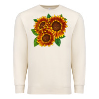 Sandshell tiger eyes sunflower Premium Sweatshirt - LillyAllenDesigns