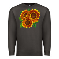 Smoke tiger eyes sunflower Premium Sweatshirt - LillyAllenDesigns