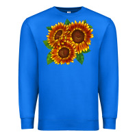 True Royal tiger eyes sunflower Premium Sweatshirt - LillyAllenDesigns