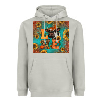 Moon Dust love autumn cow Heavyweight Hoodie - Jasminsmagicworld