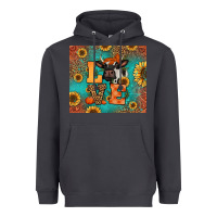 Smoke love autumn cow Heavyweight Hoodie - Jasminsmagicworld