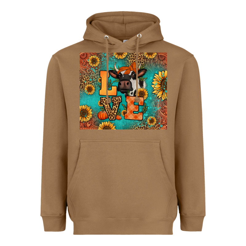 Love Autumn Cow Heavyweight Hoodie by Jasminsmagicworld | Teevron