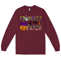 Burgundy Princess Of The Long Sleeve Tee - CowhideDigitalArt