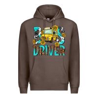 Coffee bus driver Premium Hoodie - NancyCooperArtShop