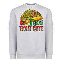Heather Grey Taco 'bout cute Heavyweight Sweatshirt - RanaPortraitStore