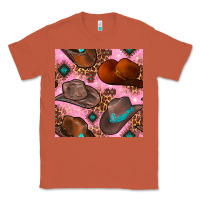 Copper western cowboy hat seamless pattern Classic Tee - BundleAndBundleShop