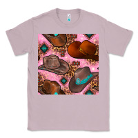 Lilac western cowboy hat seamless pattern Classic Tee - BundleAndBundleShop