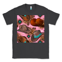 Smoke western cowboy hat seamless pattern Classic Tee - BundleAndBundleShop