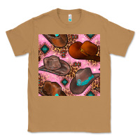 Toasted Coconut western cowboy hat seamless pattern Classic Tee - BundleAndBundleShop