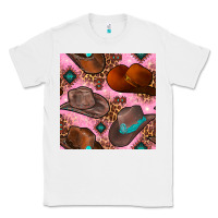 White western cowboy hat seamless pattern Classic Tee - BundleAndBundleShop