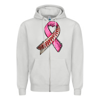 Dove Grey breast cancer sport ribbons Zipper Hoodie - AdoDesignShop