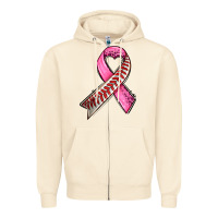 Sandshell breast cancer sport ribbons Zipper Hoodie - AdoDesignShop