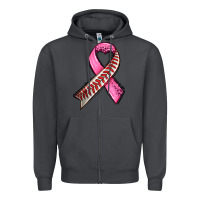 Smoke breast cancer sport ribbons Zipper Hoodie - AdoDesignShop