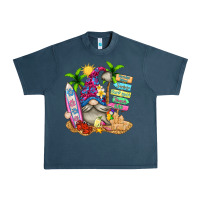 Midnight Navy beach gnome Urban Heavy Tee - texasbilliewilder