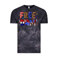 Cloud Black fourth of july freedom Vintage Tee - texasbilliewilder