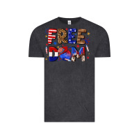 Vintage Black fourth of july freedom Vintage Tee - texasbilliewilder