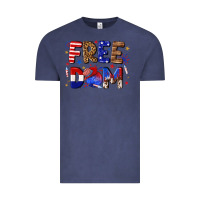 Vintage Denim fourth of july freedom Vintage Tee - texasbilliewilder