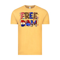 Vintage Mustard fourth of july freedom Vintage Tee - texasbilliewilder