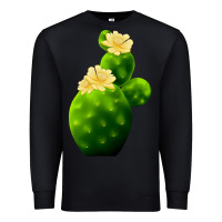 Black texas cactus Premium Sweatshirt - LillyAllenDesigns