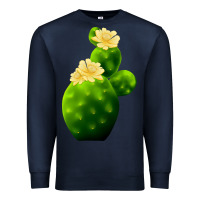 Navy texas cactus Premium Sweatshirt - LillyAllenDesigns