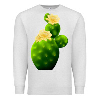 Oatmeal Heather texas cactus Premium Sweatshirt - LillyAllenDesigns