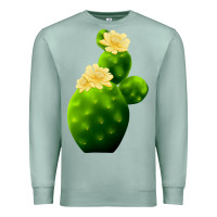 Seafoam texas cactus Premium Sweatshirt - LillyAllenDesigns
