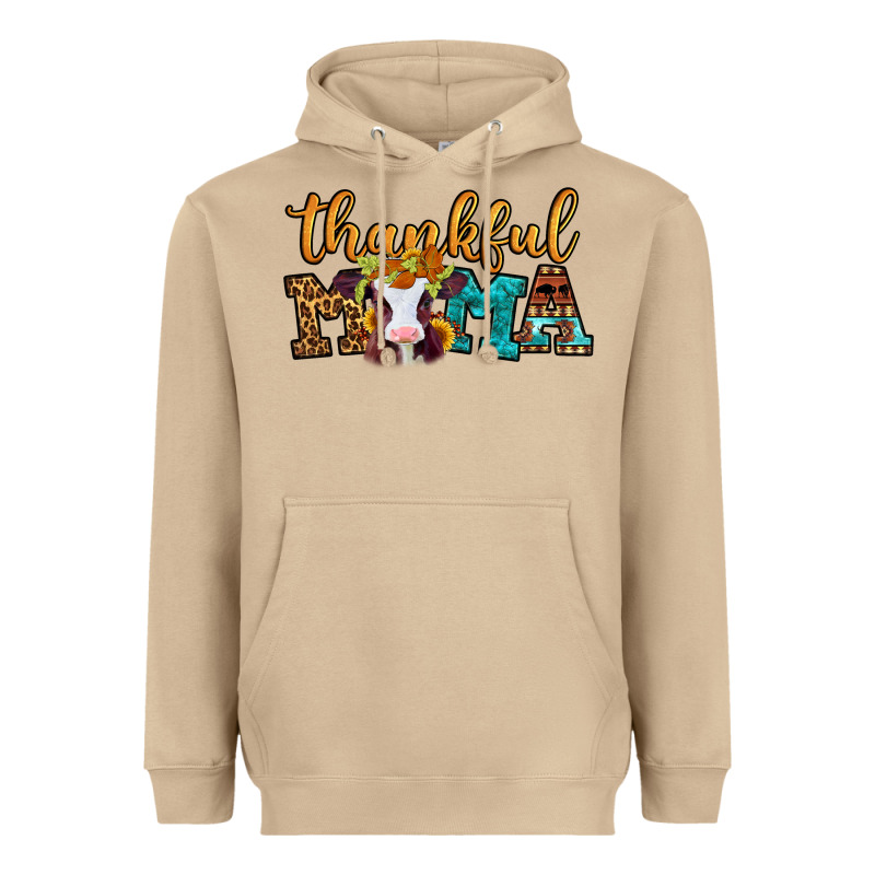 Thankful Mama Baby Calf Heavyweight Hoodie by Jasminsmagicworld | Teevron