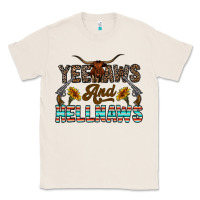 Natural yeehaws and hellnaws Classic Tee - CowhideDigitalArt