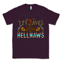 Plum yeehaws and hellnaws Classic Tee - CowhideDigitalArt