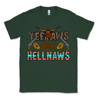 Sports Green yeehaws and hellnaws Classic Tee - CowhideDigitalArt