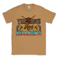 Toasted Coconut yeehaws and hellnaws Classic Tee - CowhideDigitalArt