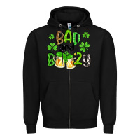 Black bad and boozy Zipper Hoodie - Artiststas