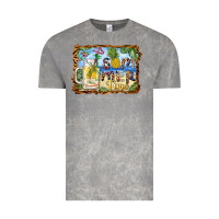 Cloud Rock summer time pineapple and  beach Vintage Tee - BarkalooDesign