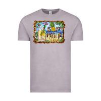 Vintage Zinc summer time pineapple and  beach Vintage Tee - BarkalooDesign