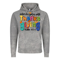Cloud Rock enter his gates with thanksgiving psalm 100 4 Vintage Hoodie - MaliasSmallBusiness